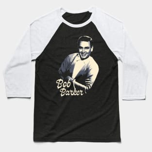 Young Bob Barker Baseball T-Shirt